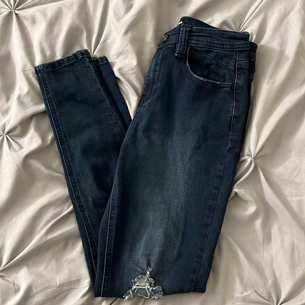 Dark blue fashion nova jeans